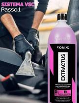 Extractus 1,5L Limpador Ultra Concentrado da Vonixx, Ideal Para Limpeza Profissional de Estofados, Carpetes e Tapetes, Com Alta Performance