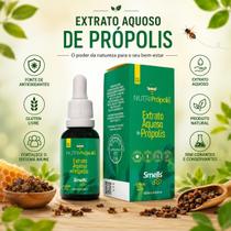 Extrato Aquoso de Própolis Sem álcool 30ml Smells
