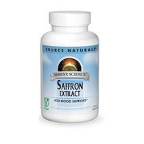 Extrato de açafrão Serene Science 15mg 30 comprimidos da Source Naturals (pacote com 4)