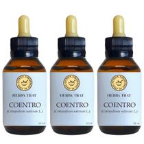 Extrato de coentro - 60ml 03 unidades