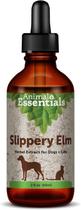 Extrato de ervas Animal Essentials Slippery Elm 60 ml para cães e gatos