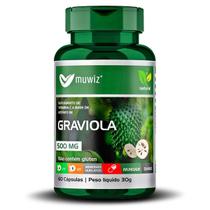 Extrato de Graviola Muwiz 60 cápsulas 500mg com Vitaminas