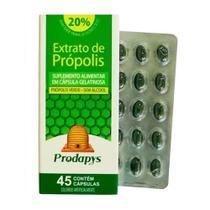 Extrato de propolis 45 capsulas 50mg verde sem alcool prodapys Extrato de propolis 45 capsulas 50mg verde sem alcool prodapys