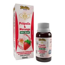 Extrato De Própolis Aquoso Sabor Morango 30Ml Ziinziin