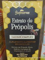 Extrato de própolis com zinco selênio complexo B vitamina a,c,d,e - Supraervas