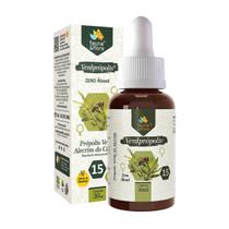 Extrato de Própolis Puro Natural Verde Alecrim Sem Alcool 15% Vitamina Imunidade Liquido Aquoso 30 ml