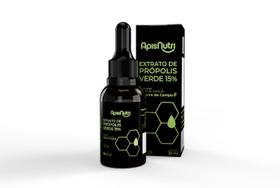 Extrato de Própolis Verde 15% Gotas 30mL - APISNUTRI