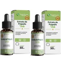 Extrato de Própolis Verde 30ml kit 2 Frascos Gotas aumento imunidade Extrato de Própolis Verde 30ml kit 2 Frascos Gotas aumento imunidade