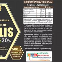 Extrato de Própolis Verde 500mg 60 Cápsulas - Unilife