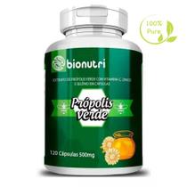 Extrato de Propolis Verde com Vitamina C Selenio e Zinco Puro 500mg 120 Cáps - bionutri