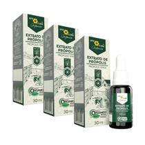 Extrato de Própolis Verde Orgânico 30 ml Apis Flora - Kit 3 unidades