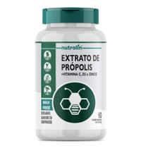 Extrato de Própolis Vitamina C + D3 + Zinco 60 comprimidos - Nutralin