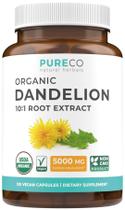Extrato de Raiz de Dente-de-Leão PURE CO 10:1 5000mg Vegano Orgânico Extrato de Raiz de Dente-de-Leão PURE CO 10:1 5000mg Vegano Orgânico