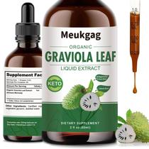 Extrato líquido de graviola, folha de graviola, 60 ml, orgânico, 2 meses Extrato líquido de graviola, folha de graviola, 60 ml, orgânico, 2 meses