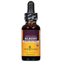 Extrato líquido Herb Pharm Bilberry para visão ocular 30mL