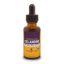Extrato líquido Herb Pharm Celandine 30mL com certificação orgânica Extrato líquido Herb Pharm Celandine 30mL com certificação orgânica