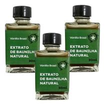 Extrato natural de baunilha 30ml com 3 un Vanilla Brasil Extrato natural de baunilha 30ml com 3 un Vanilla Brasil