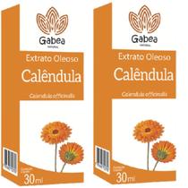 Extrato Oleoso de Calêndula 30ml Gabea Kit 2 Und