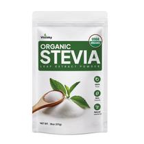 Extrato orgânico puro de Stevia em pó Viccoky 511g Extrato orgânico puro de Stevia em pó Viccoky 511g