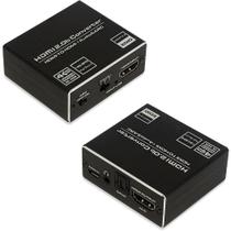 Extrator de Áudio HDMI 4k 2.0 4K 60Hz + Áudio P2 e Óptico - SOLUCAO