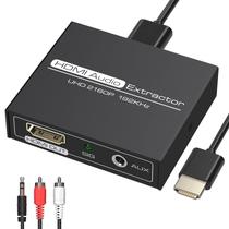 Extrator de áudio HDMI DONGJIAN 4K HDMI para HDMI com saída de áudio