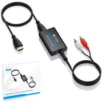 Extrator de Áudio HDMI eSynic 2,1m com eARC/ARC para RCA e 3,5mm