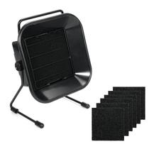 Extrator De Fumaça Silencioso De 16W Com Ângulo Ajustável, Carvão Ativo E 6 Esponjas Filtrantes Para