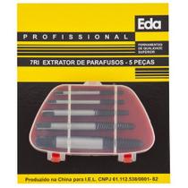 Extrator de parafusos com 5 peças - Eda Extrator de parafusos com 5 peças - Eda