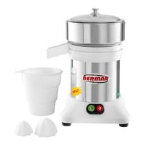 Extrator de Suco Bermar Branco Corpo e Câmara em Inox BM-05 Bivolt Extrator de Suco Bermar Branco Corpo e Câmara em Inox BM-05 Bivolt