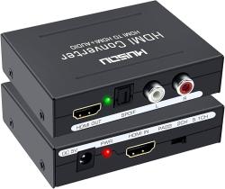 Extrator Hdmi Audio Splitter Spdif Óptica + Rca L/r Extrator Hdmi Audio Splitter Spdif Óptica + Rca L/r