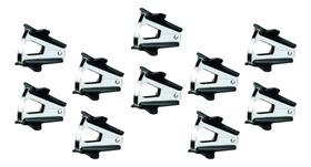 Extrator Removedor De Grampos Tipo Piranha Preto Kit 10