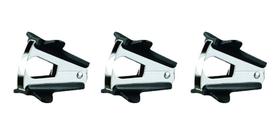 Extrator Removedor De Grampos Tipo Piranha Preto Kit 3