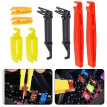 Extrator Universal De Fusíveis Plástico Mini Para Carro, Kit Com 8 Peças Para Acessórios De Suporte Extrator Universal De Fusíveis Plástico Mini Para Carro, Kit Com 8 Peças Para Acessórios De Suporte