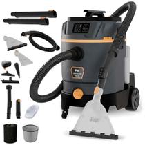 Extratora de Sujeira Profissional WAP Carpet Cleaner Pro 40 Potência 2800W Painel Digital Aviso de Voz e Função Vapor Extratora de Sujeira Profissional WAP Carpet Cleaner Pro 40 Potência 2800W Painel Digital Aviso de Voz e Função Vapor