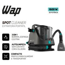 Extratora e Higienizadora WAP Spot Cleaner W2 1600W Portátil para Estofados Tapetes e Bancos 127V