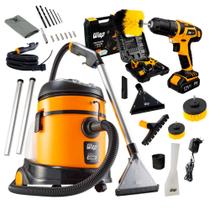 Extratora Home Cleaner Limpeza Sofá Colchão Carpete Furadeira Escova Wap