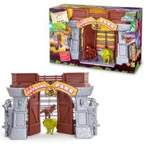 Extreme Park Fazenda Parque Dos Dinossauros Com 14 Peças - Adijomar