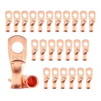 Extremidades do cabo da bateria JOYPXF 6 AWG 5/16 Stud Copper Ring 25 unidades Extremidades do cabo da bateria JOYPXF 6 AWG 5/16 Stud Copper Ring 25 unidades