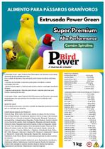 Extrusada Canarios Verde - Power Green - 1 kg Power Bird