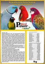 Extrusada Power Bird + Sabor - Psitacideos Medio e Pequeno Porte - 5Kgs