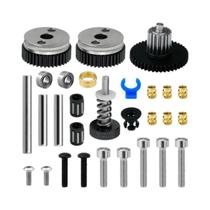 Extrusora De Alta Velocidade Com Engrenagem Dupla Para Impressoras 3D Ender 3 V2, CR10, CR10S, Voron