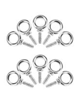 Eye Bolt QWORK 3/8 x 1-1/4 UNC em aço inoxidável de grau marinho Eye Bolt QWORK 3/8 x 1-1/4 UNC em aço inoxidável de grau marinho
