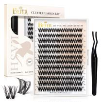 Eyelash Clusters BEFER Lash D Curl 120 unidades de 10-16 mm com pinça Eyelash Clusters BEFER Lash D Curl 120 unidades de 10-16 mm com pinça