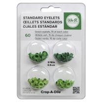 Eyelets Standard Wer Memory Keepers-contém 60 Ilhoses Green - WE R MEMORY