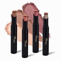 Eyeshadow Stick O'CHEAL 4PCS, gradiente de três cores, impermeável Eyeshadow Stick O'CHEAL 4PCS, gradiente de três cores, impermeável