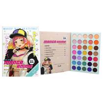 Eyeshadows Palette Rude Cosmetics Manga Anime 35 Livro 2A Feminino Eyeshadows Palette Rude Cosmetics Manga Anime 35 Livro 2A Feminino
