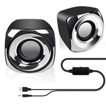 EZEEY Mini Comter Speakers Estéreo USB Wired Powered para PC o - generic