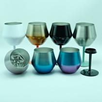 (F) Copo De Coquetel 2 Em 1 420mlIsolamento Duplo para Café cha, sucos De Aço Inoxidável 304