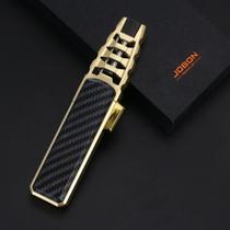 F Jobon Upscale Jet Isqueiro Maçarico Fixo Chama Metal Super Fino Portatil Acessórios