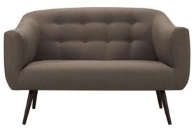 F.L Sofa Zap Marrom Base Palito Tabaco 2 Lugares - 50289 F.L Sofa Zap Marrom Base Palito Tabaco 2 Lugares - 50289